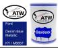 Preview: Ford, Denim Blue Metallic, KY / M6857: 500ml Lackdose, von ATW Autoteile West.